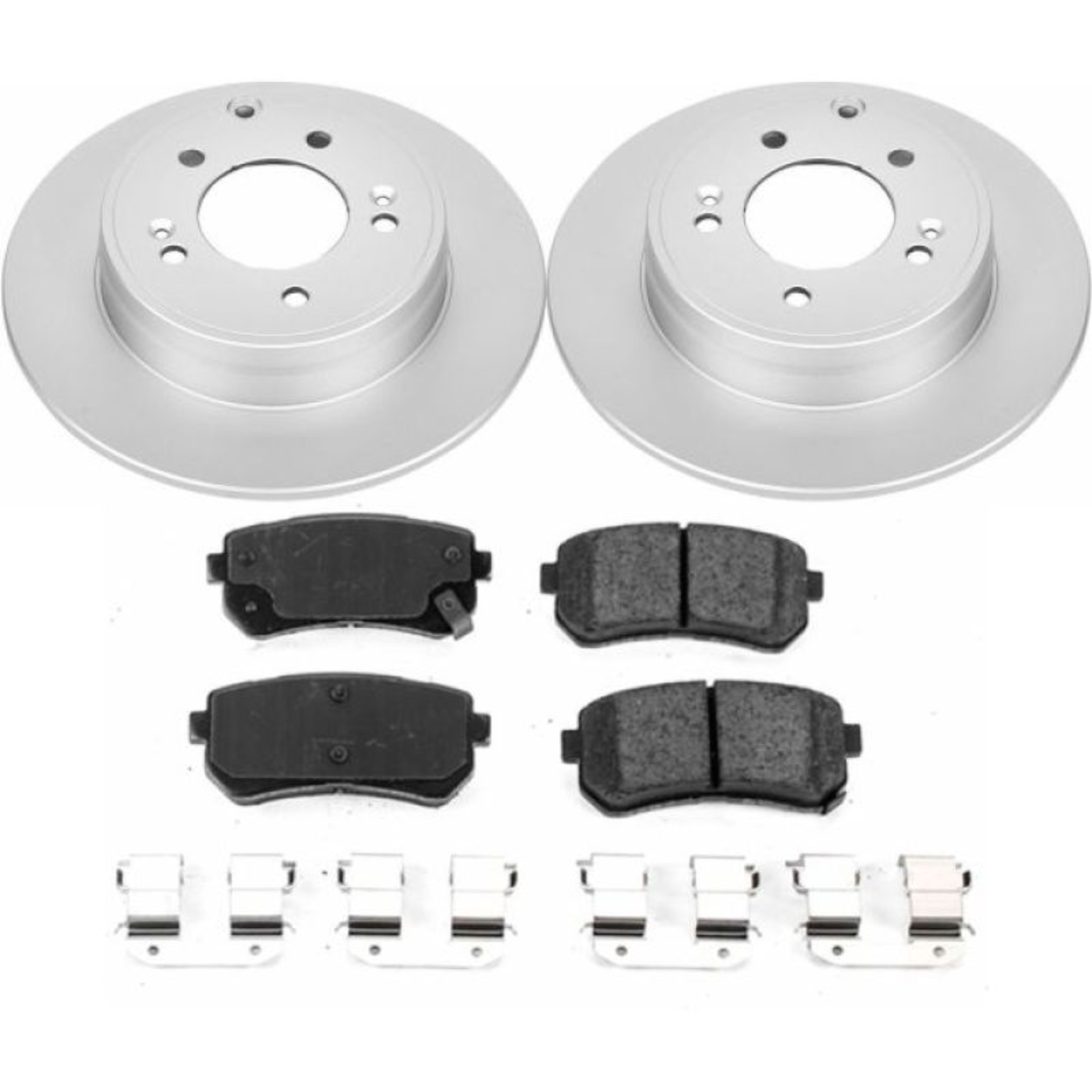 Picture of Power Stop 16-19 Hyundai Sonata Rear Z17 Evolution Geomet Coated Brake Kit