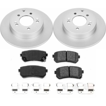 Picture of Power Stop 16-19 Hyundai Sonata Rear Z17 Evolution Geomet Coated Brake Kit