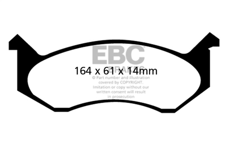 Picture of EBC Ultimax2 Brake Pad Sets - UD269