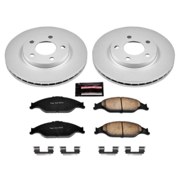Picture of Power Stop 99-04 Ford Mustang Front Z17 Evolution Geomet Coated Brake Kit
