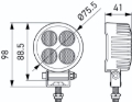 Picture of Hella ValueFit LED Work Light TR1700 LED MV CR LT