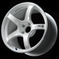 Picture of Advan TC4 15x5.5 +45 4x100 Racing White Metallic and Ring Wheel