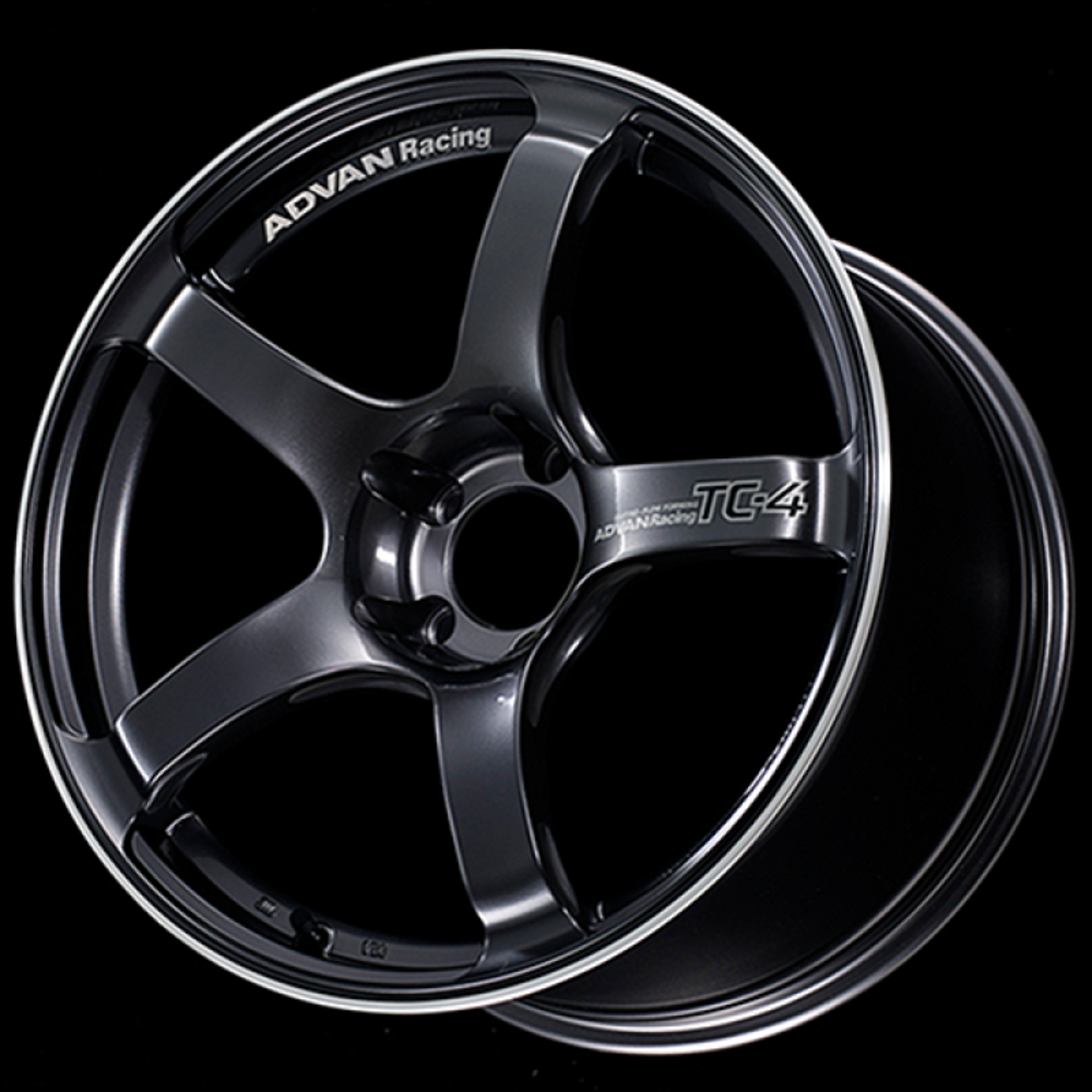 Picture of Advan TC4 15x6.0 +45 4x100 Racing Gunmetallic and Ring Wheel