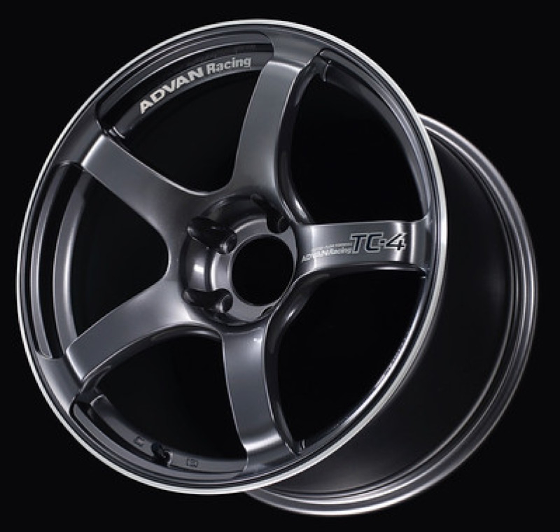Picture of Advan TC4 15x6.0 +38 4x100 Racing Gunmetallic and Ring Wheel