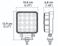 Picture of Hella ValueFit Work Light 4SQ 2.0 LED MV LR LT