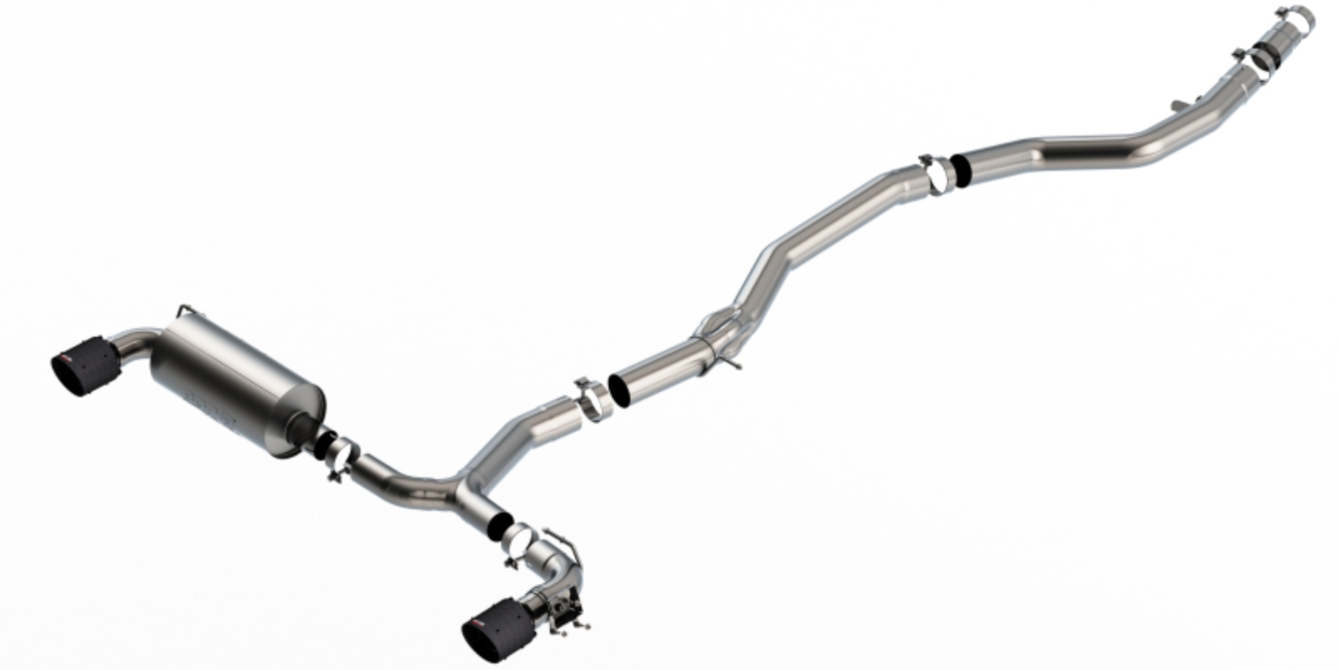 Picture of Borla 2020 Toyota Supra GR 3.0L I6 3in ATAK Catback Exhaust - Carbon Fiber Tips