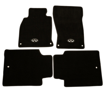 Picture of NRG Floor Mats - 13+ Infinity Q70 w/ Infiniti Emblem Logo (4 pieces)