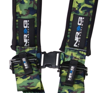 Picture of NRG SFI 16.1 5pt 3in. Seat Belt Harness/ Latch Link - Camo