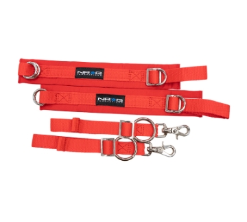 Picture of NRG SFI 3.3 Arm Restraints One Pair - Red