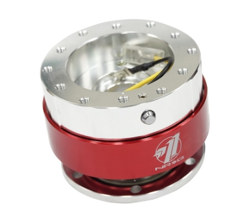 Picture of NRG Quick Release - Silver Body/ Red Chrome Ring