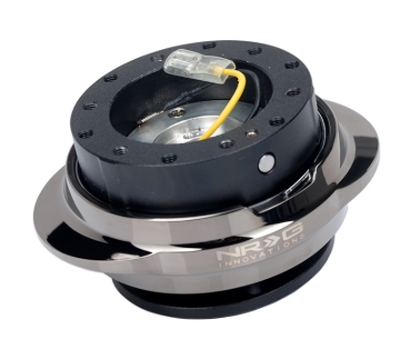 Picture of NRG Quick Release Kit - Black Body/ Black Chrome Oval Ring