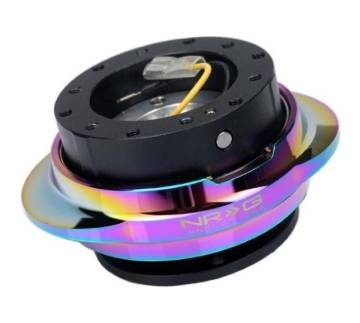 Picture of NRG Quick Release Kit - Black Body/ Multicolor Oval Ring