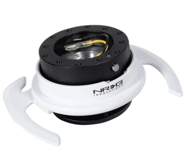 Picture of NRG Quick Release Kit - Black Body/ White Ring w/ Handles