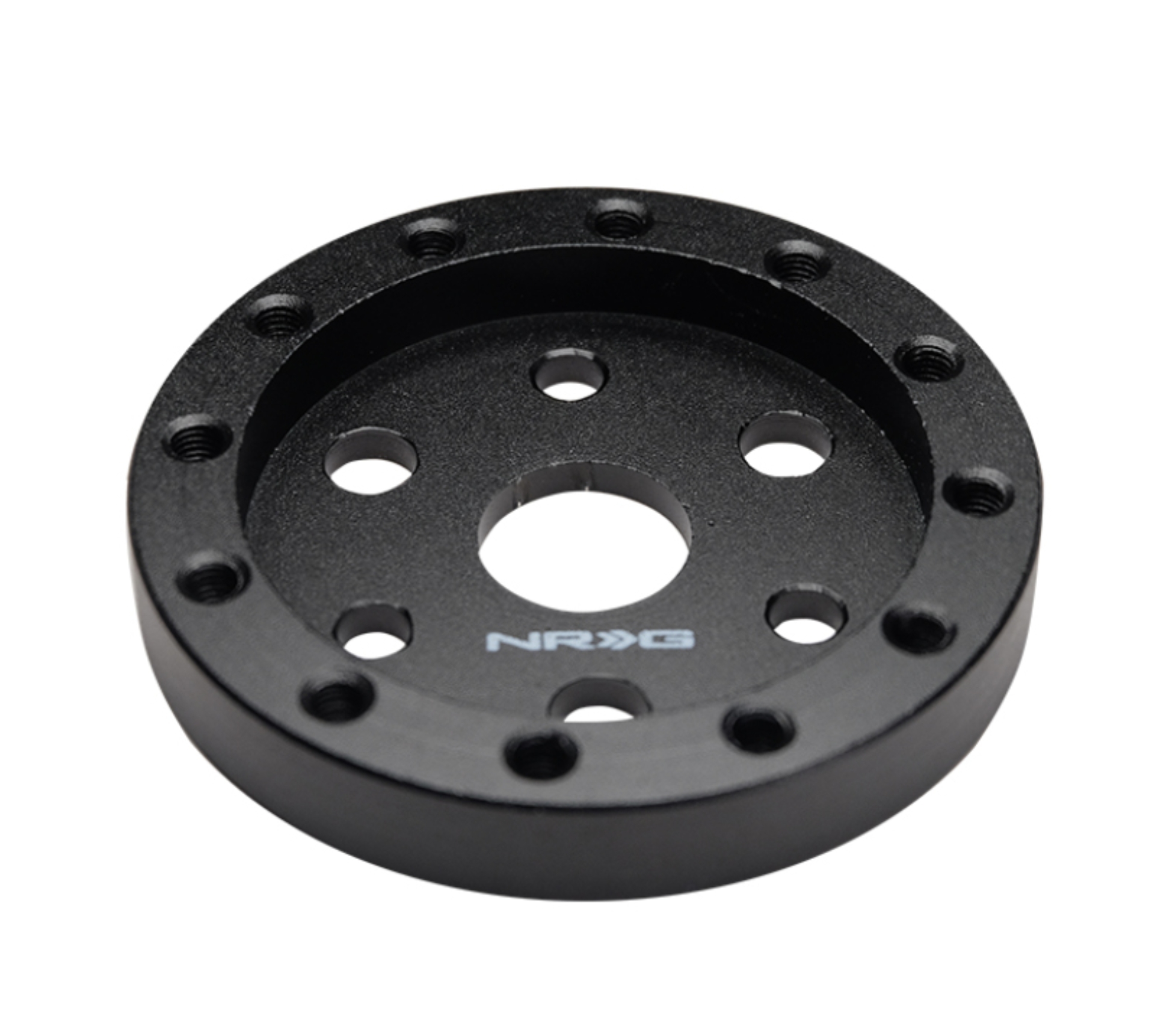 Picture of NRG 3 Hole to 6 Hole Steering Wheel Adapter 1/2in. - Black