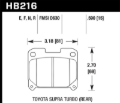 Picture of Hawk Performance HAWK HPS 5.0 Brake Pad Sets - HB216B.590