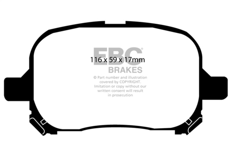 Picture of EBC Greenstuff Brake Pad Sets - DP21133