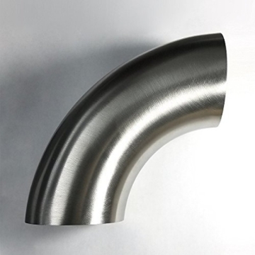 Picture of Stainless Bros 304SS 5in Diameter 1.5D Radius 90 Degree Bend Elbow Mandrel Bend