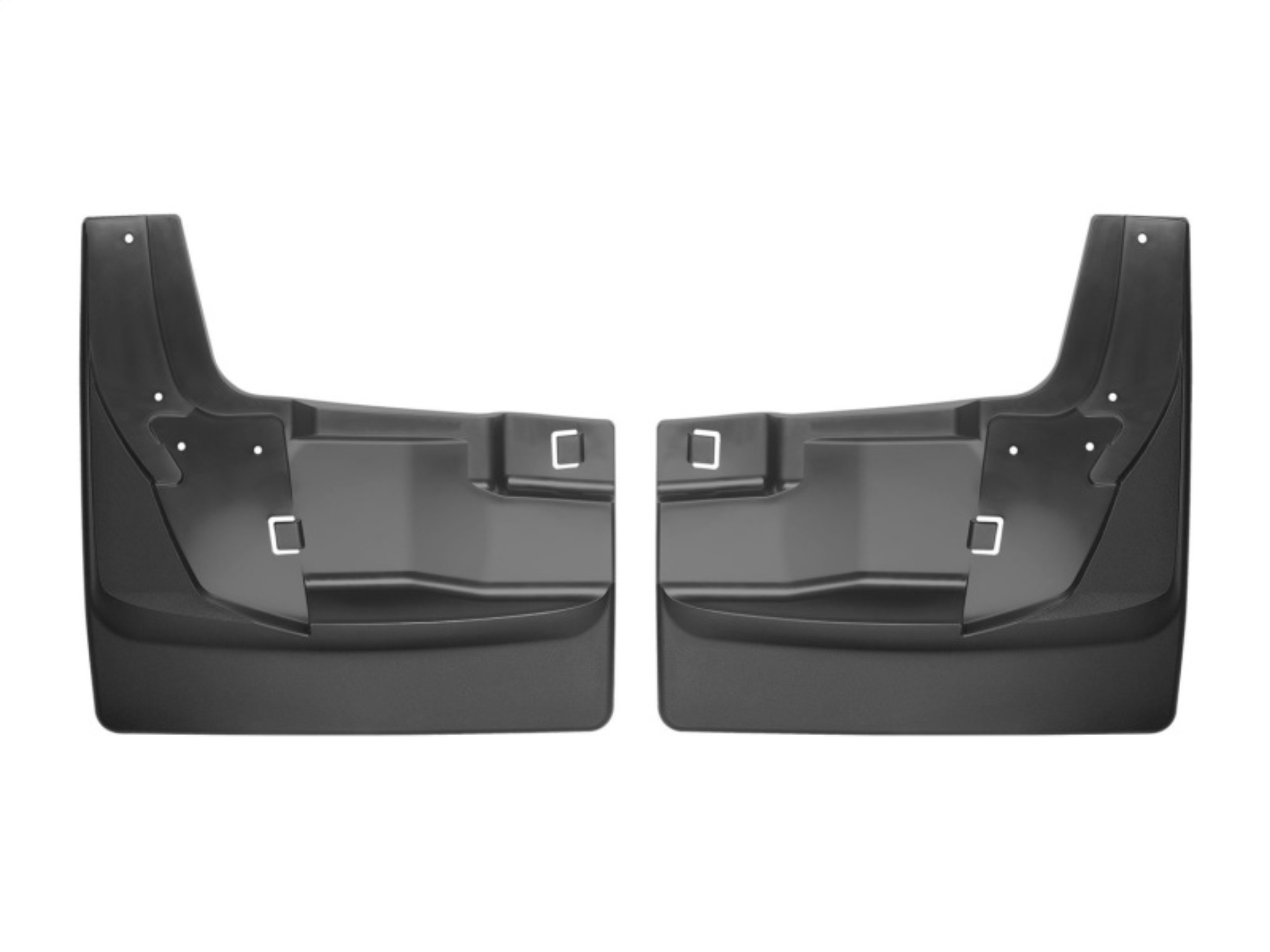 Picture of WeatherTech 2019+ Dodge Ram Truck 2500/3500 (Dually w/ Fender Flares) No Drill Mudflaps - Black