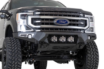 Picture of Addictive Desert Designs 17-20 Ford Super Duty Bomber Front Bumper w/ Mounts For 3 Baja Designs LP6s