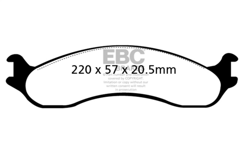 Picture of EBC Greenstuff Brake Pad Sets - DP61266