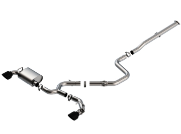 Picture of Borla 19-20 Hyundai Veloster N 2.0L I4 MT FWD 2DR 3in ATAK CatBack Exhaust w/ Black Chrome Tips
