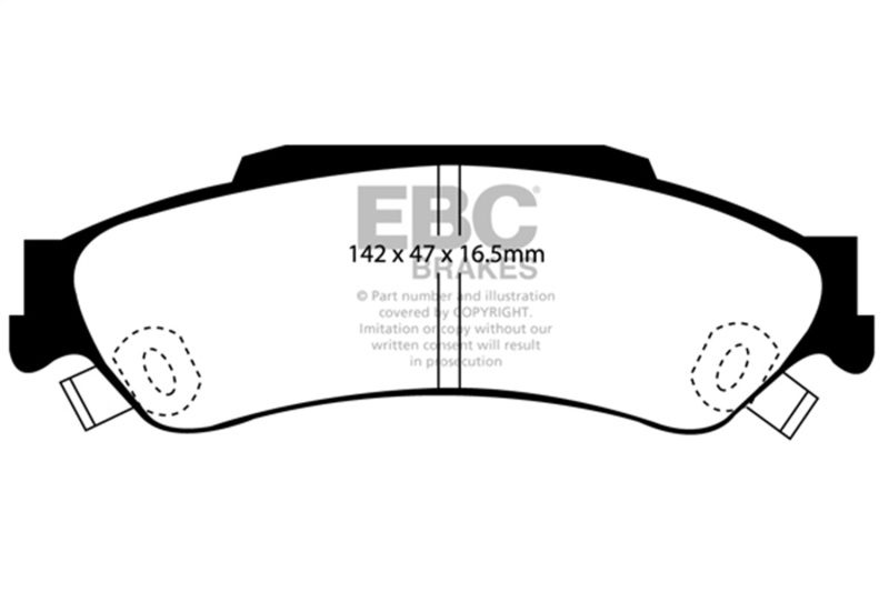 Picture of EBC Ultimax2 Brake Pad Sets - UD729
