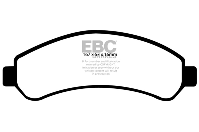 Picture of EBC Yellowstuff Brake Pad Sets - DP41256R