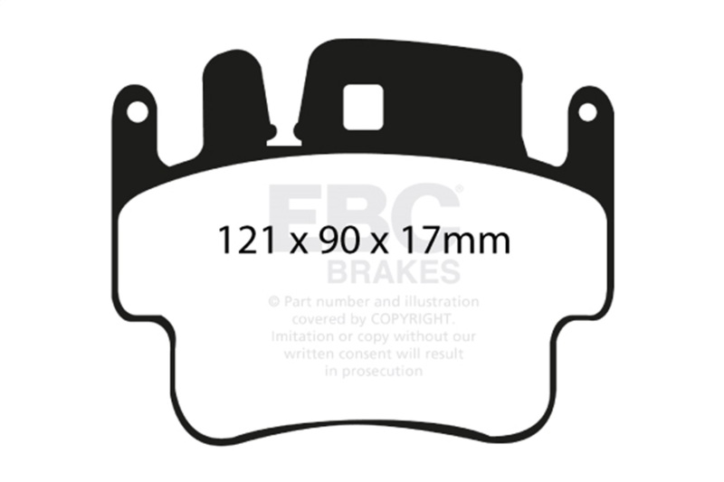 Picture of EBC Yellowstuff Brake Pad Sets - DP41514R