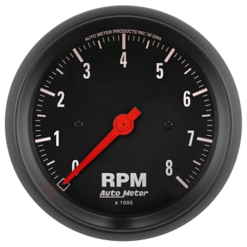 Picture of Autometer Z Series 85mm Electronic 8000 rpm Tachometer Gauge