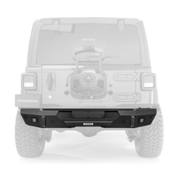 Picture of Go Rhino 18-20 Jeep Wrangler JL/JLU Trailline Rear Stubby Bumper