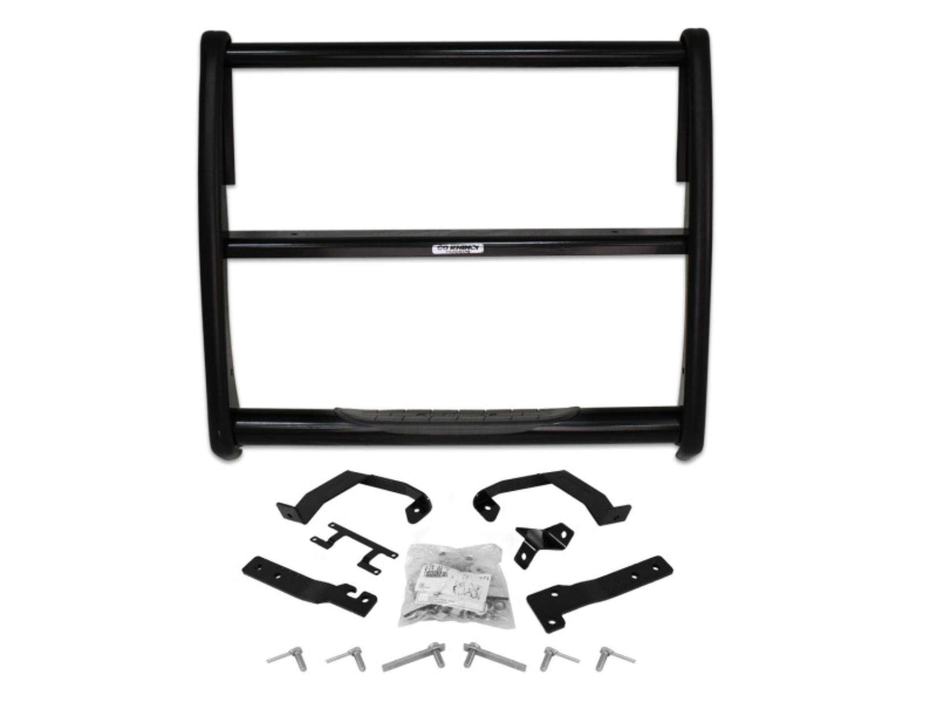 Picture of Go Rhino 14-19 Chevrolet Silv 1500 LD (Classic) 3000 Series StepGuard - Black (Grille Guard Only)