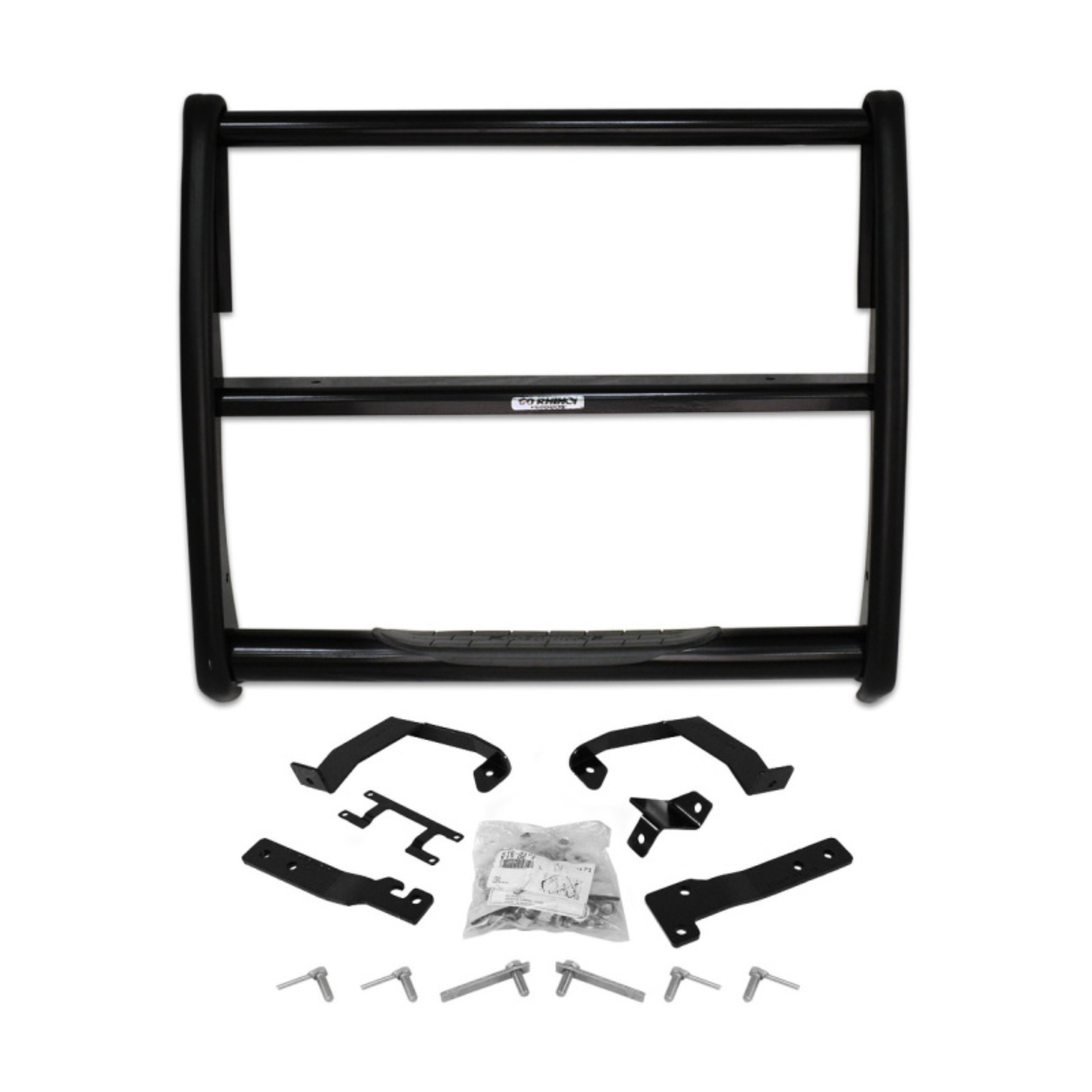 Picture of Go Rhino 94-01 Dodge Ram 1500 3000 Series StepGuard - Black (Center Grille Guard Only)