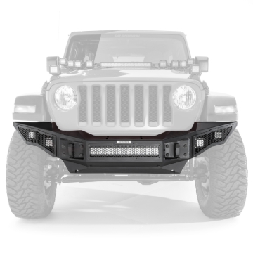 Picture of Go Rhino 07-20 Jeep Wrangler JL/JLU/JK/JKU/Gladiator JT Rockline Full Width Bumper