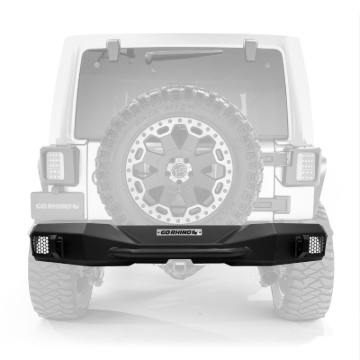 Picture of Go Rhino 07-18 Jeep Wrangler JK/JKU Rockline Rear Stubby Bumper