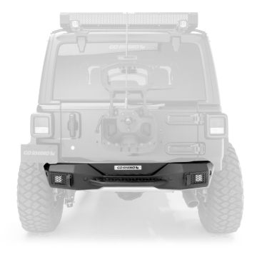 Picture of Go Rhino 18-20 Jeep Wrangler JL/JLU Rockline Rear Stubby Bumper