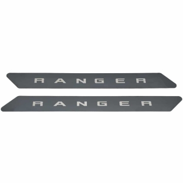 Picture of Putco 19-20 Ford Ranger SuperCab - w/ RANGER Etching (2pcs) Black Platinum Door Sills