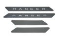 Picture of Putco 19-20 Ford Ranger SuperCrew - w/ RANGER Etching (4pcs) Black Platinum Door Sills
