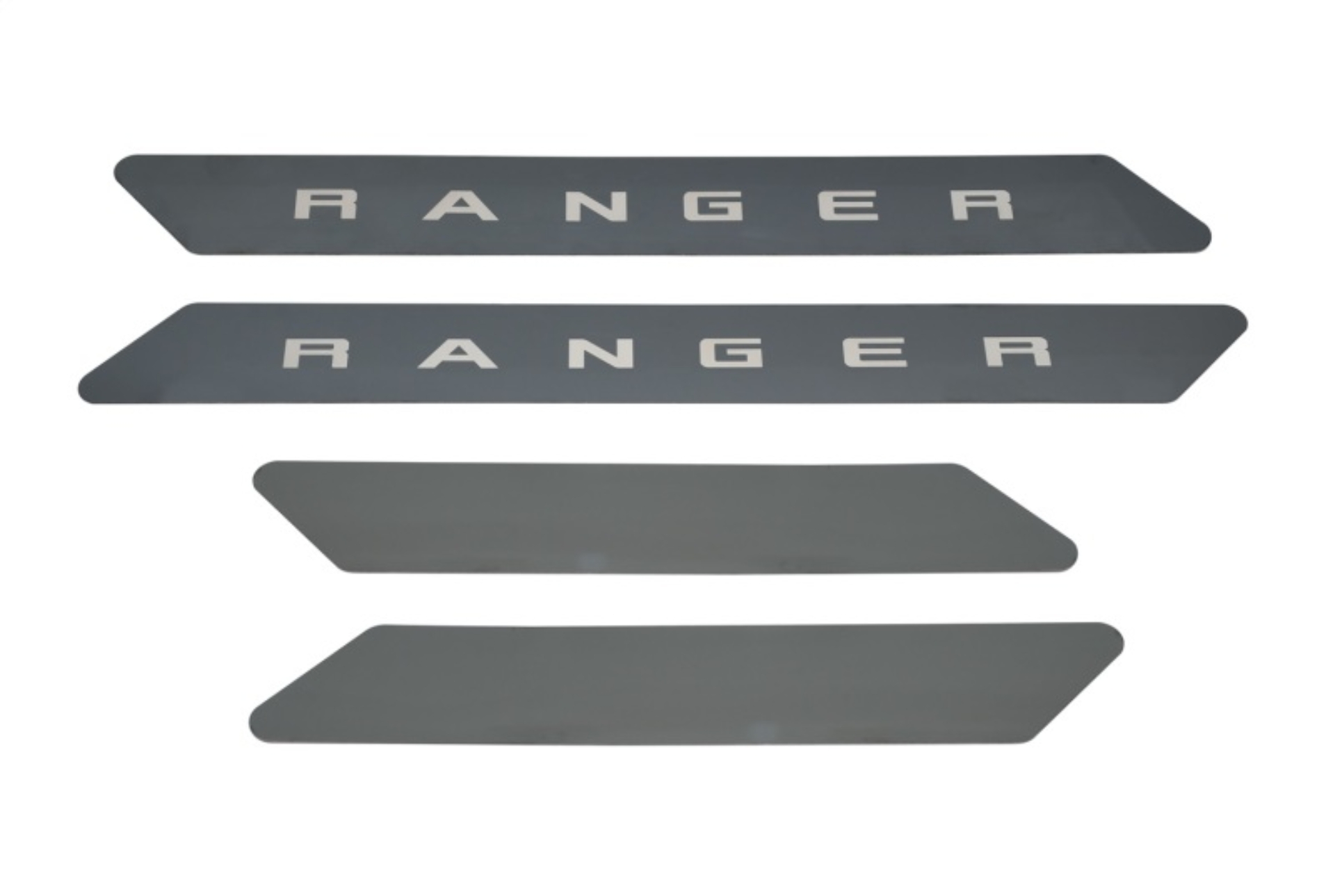 Picture of Putco 19-20 Ford Ranger SuperCrew - w/ RANGER Etching (4pcs) Black Platinum Door Sills