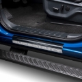 Picture of Putco 99-16 Ford SuperDuty Crew Cab w/ SUPERDUTY Etching (4pcs) Black Platinum Door Sills