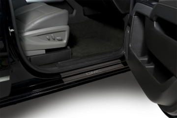 Picture of Putco 14-18 GMC Sierra LD - Double Cab w/ GMC Etching (8pcs) Black Platinum Door Sills