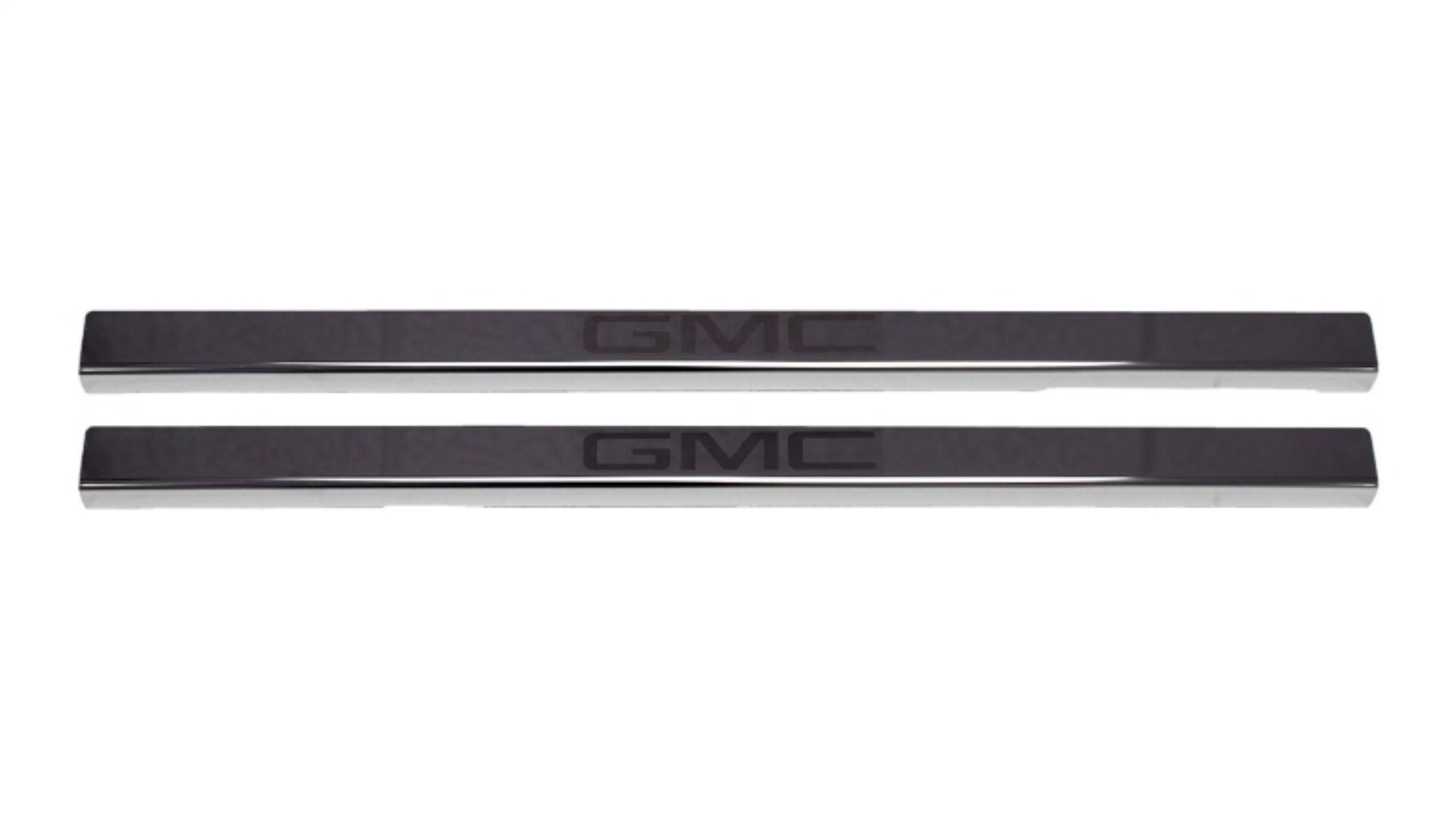 Picture of Putco 2020 GMC Sierra LD/HD Dbl/Regular Cab w/ GMC Etching (2pcs) Black Platinum Door Sills