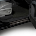 Picture of Putco 2020 Chevy Silv LD/HD Double/Regular Cab w/ Bow Tie Etching (2pcs) Black Platinum Door Sills