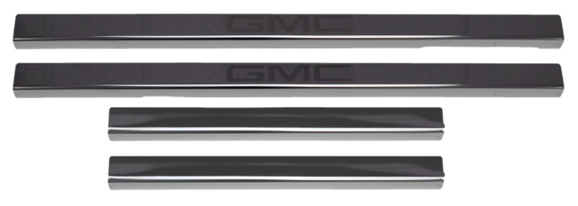 Picture of Putco 2020 GMC Sierra LD/HD - Crew Cab w/ GMC Etching (4pc) Black Platinum Door Sills