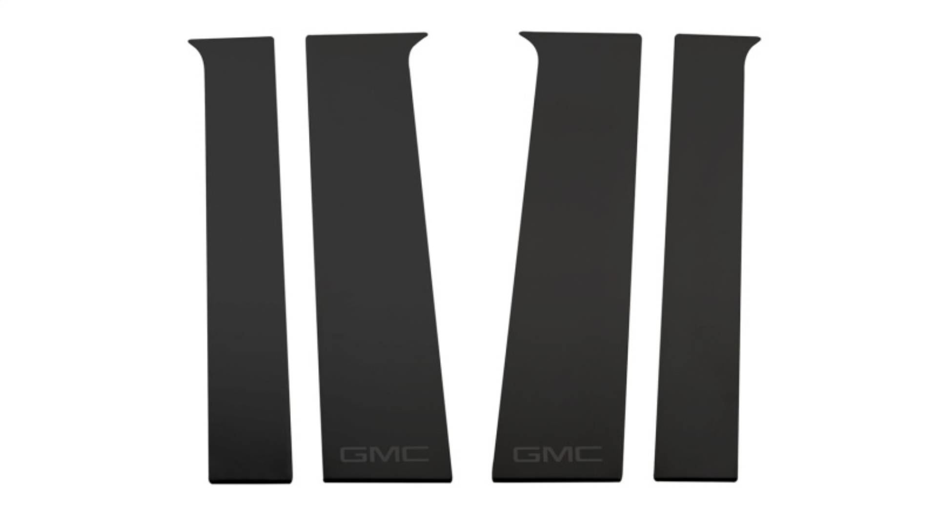 Picture of Putco 2020 GMC Sierra HD - GMC Etching - Crew Cab / Dbl Cab (6pcs) Black Platinum Pillar Posts