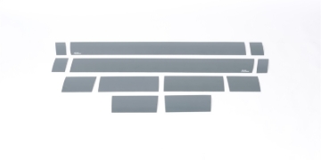 Picture of Putco 07-13 Chevy Silv Reg Cab 6.5ft Standard Box - 6in Wide - 12pcs Black Platinum Rocker Panels