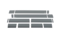 Picture of Putco 07-13 Chevy Silv Ext Cab 6.5ft Standard Box - 6in Wide - 14pcs Black Platinum Rocker Panels