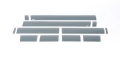 Picture of Putco 07-13 Chevy Silv Ext Cab 5.5ft Short Box - 6in Wide - 12pcs Black Platinum Rocker Panels
