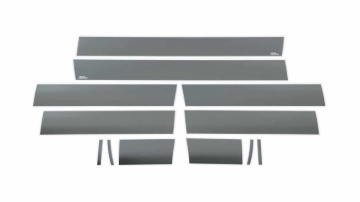 Picture of Putco 07-13 GMC Sierra Extended Cab 8ft Long Box - 6in Wide - 12pcs Black Platinum Rocker Panels