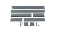 Picture of Putco 07-13 GMC Sierra Extended Cab 6.5ft Short Box - 6in - 12pcs Black Platinum Rocker Panels