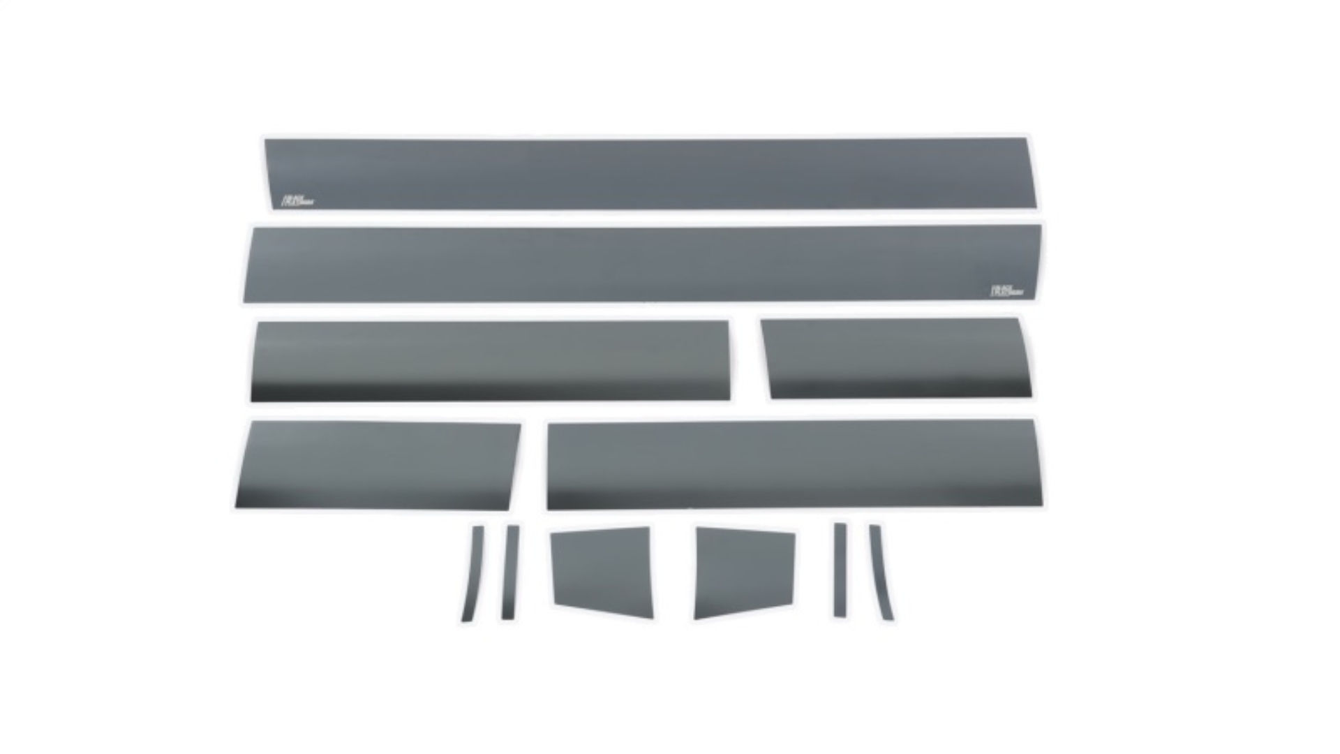 Picture of Putco 07-13 GMC Sierra Extended Cab 6.5ft Short Box - 6in - 12pcs Black Platinum Rocker Panels